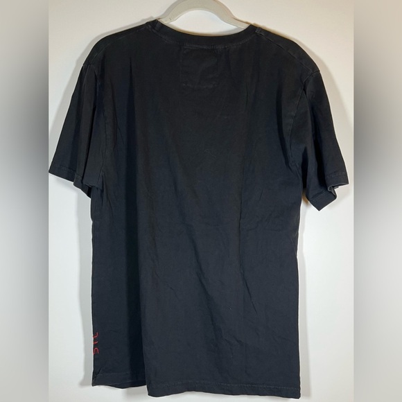 Red Jacket St. Louis Cardinals black tshirt embroidered distressed Fredbird sz L - Picture 3 of 8